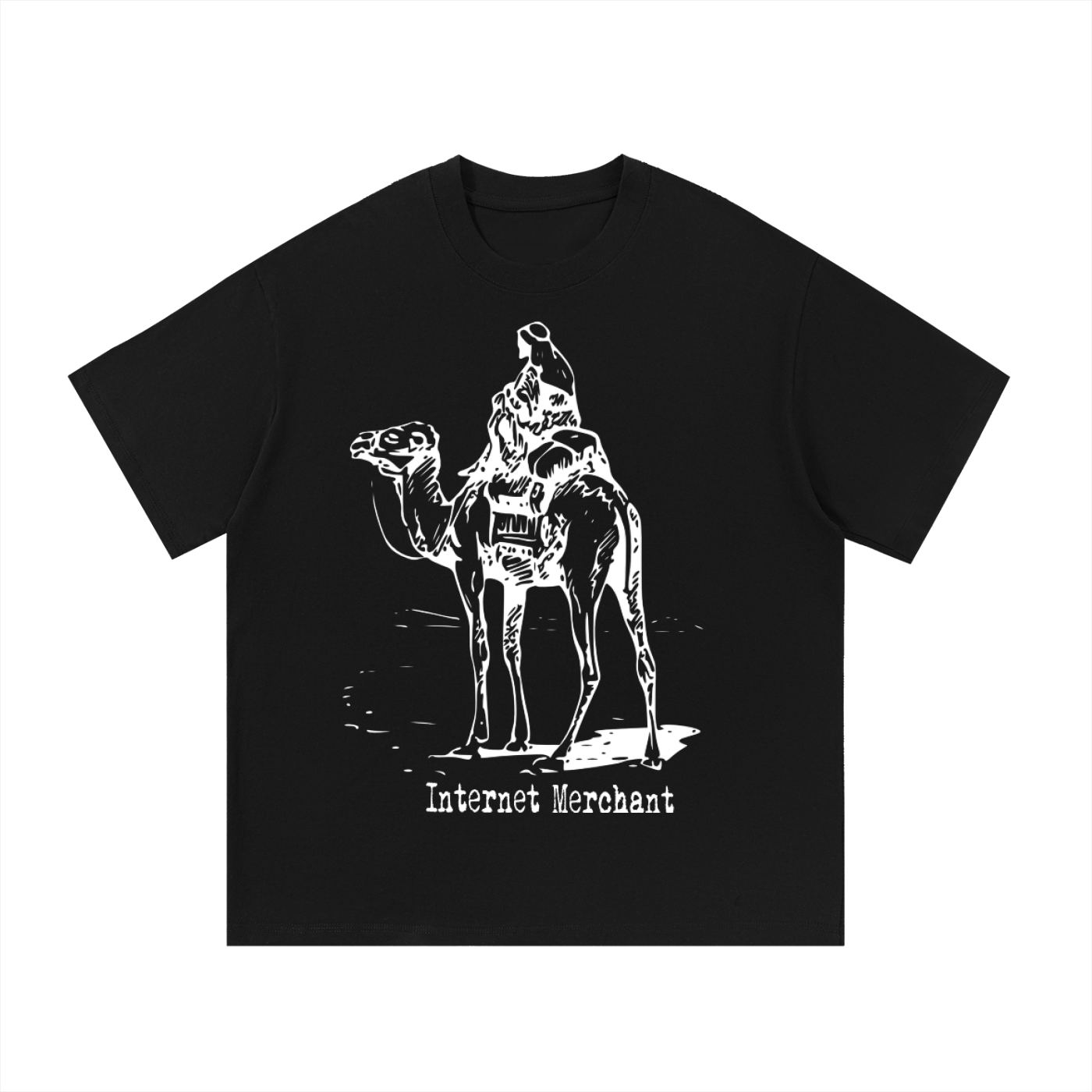 White I.M Logo Tee